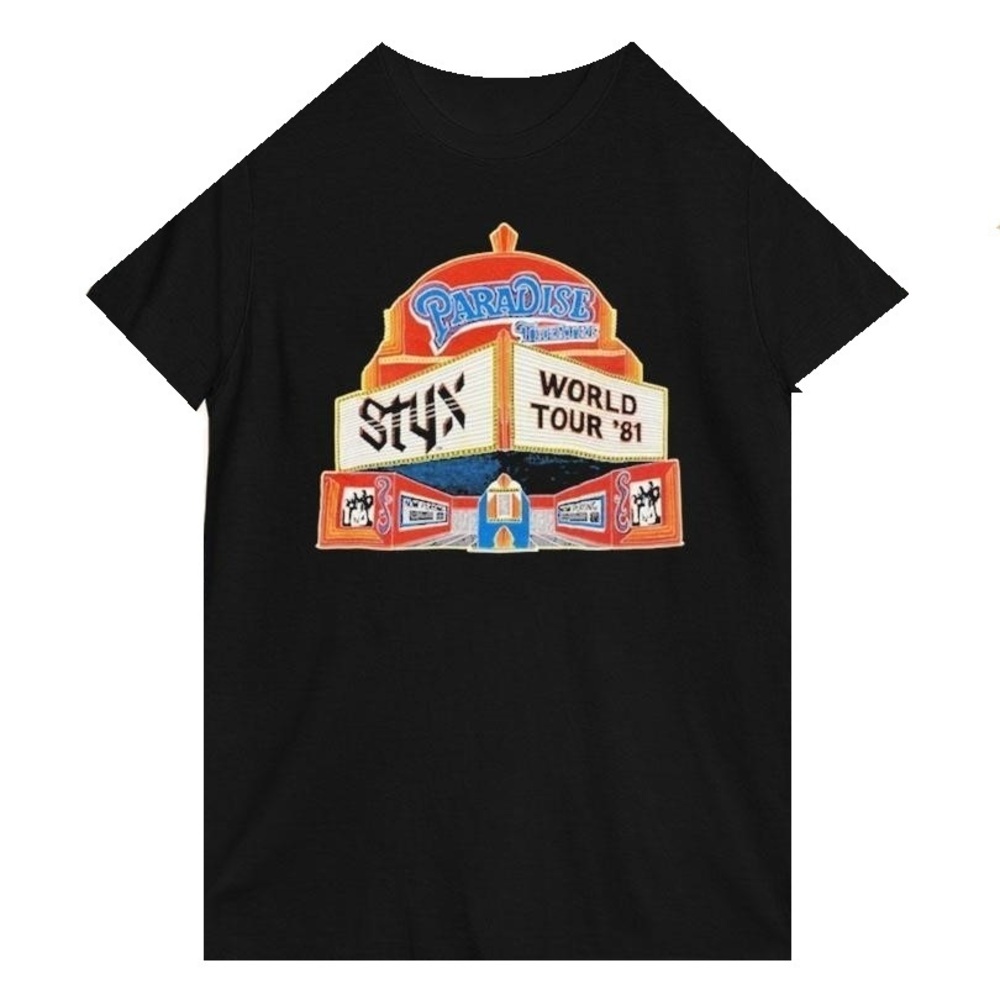 The Paradise Theatre Styx World Tour _81 Shirts
